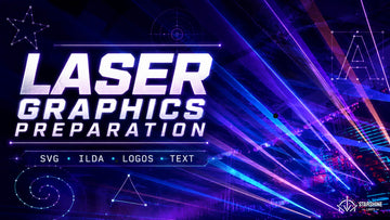 Laser graphics preparation for laser show projector