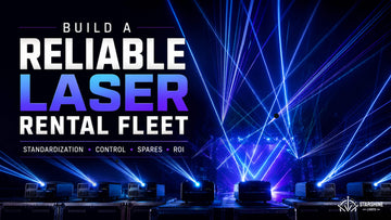 Laser projector rental fleet
