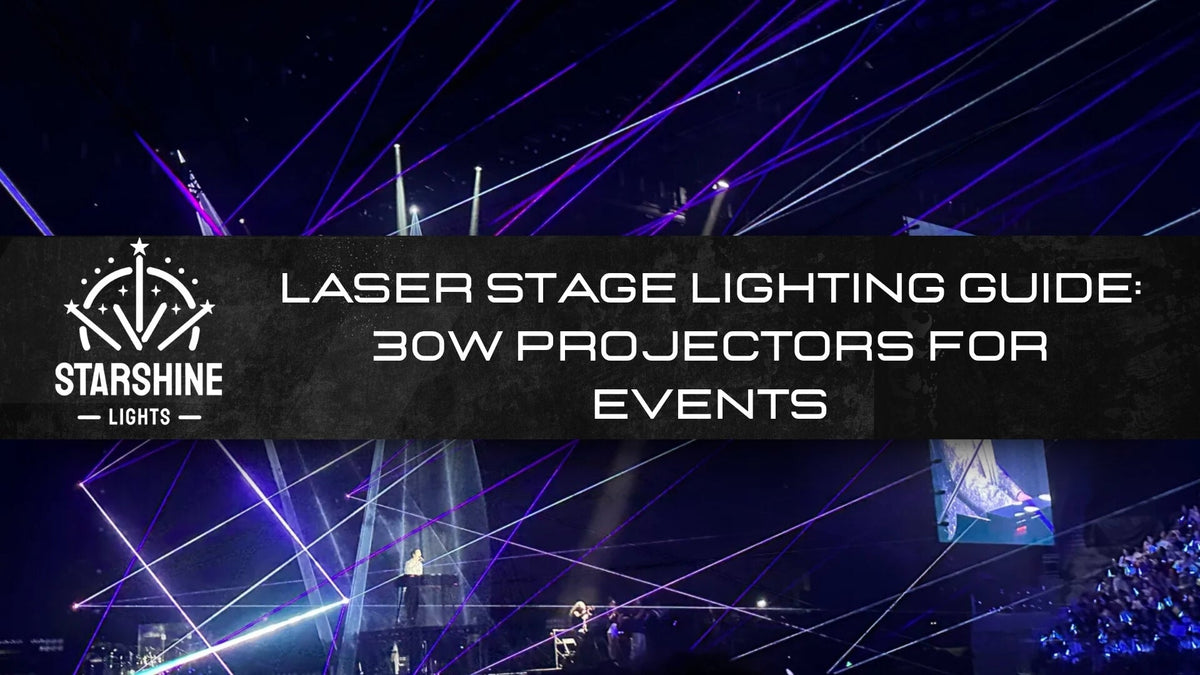 Laser Stage Lighting Guide: 30W Projectors for Events