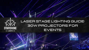 Professional laser stage lighting for club events