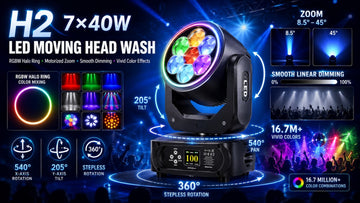 H2 7x40W LED moving head light