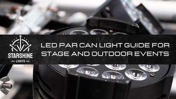 LED par can light for outdoor stage lighting