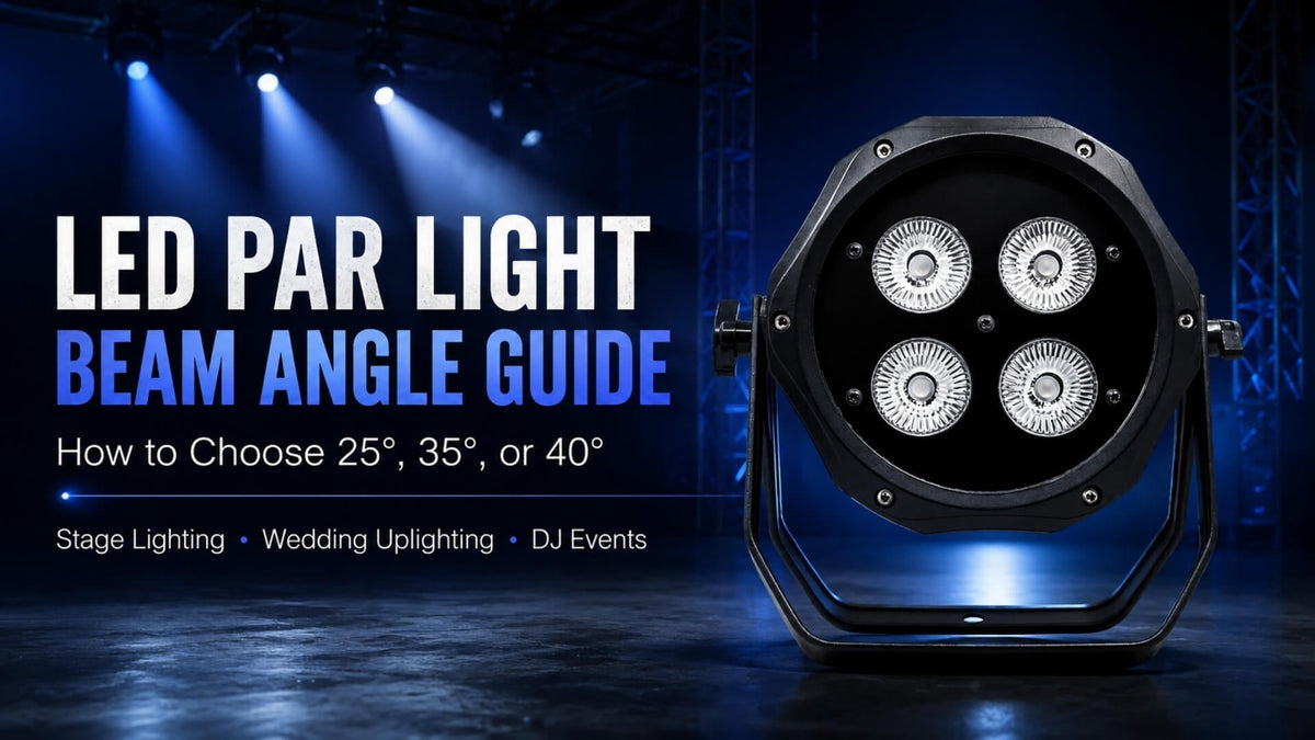 LED Par Light: Choose the Right Beam Angle for Stage Lighting