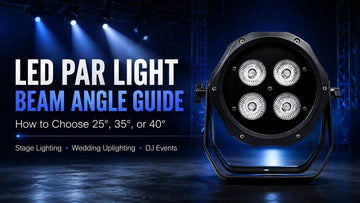 LED par light beam angle guide