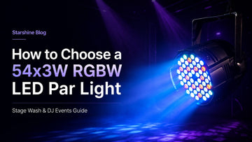 54x3W RGBW LED Par Light guide