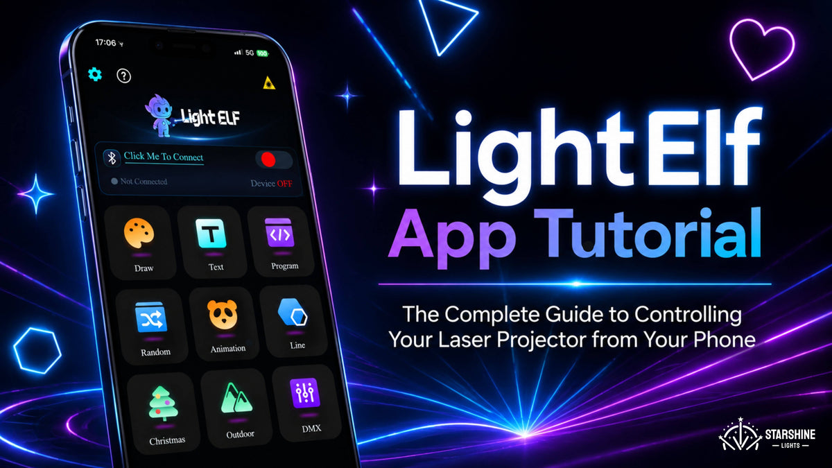 How to Use the LightElf App: Free Laser Control from Your Phone