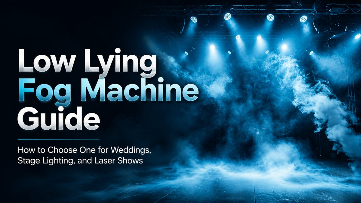 Low Lying Fog Machine: Ground Fog for Weddings & Laser Shows