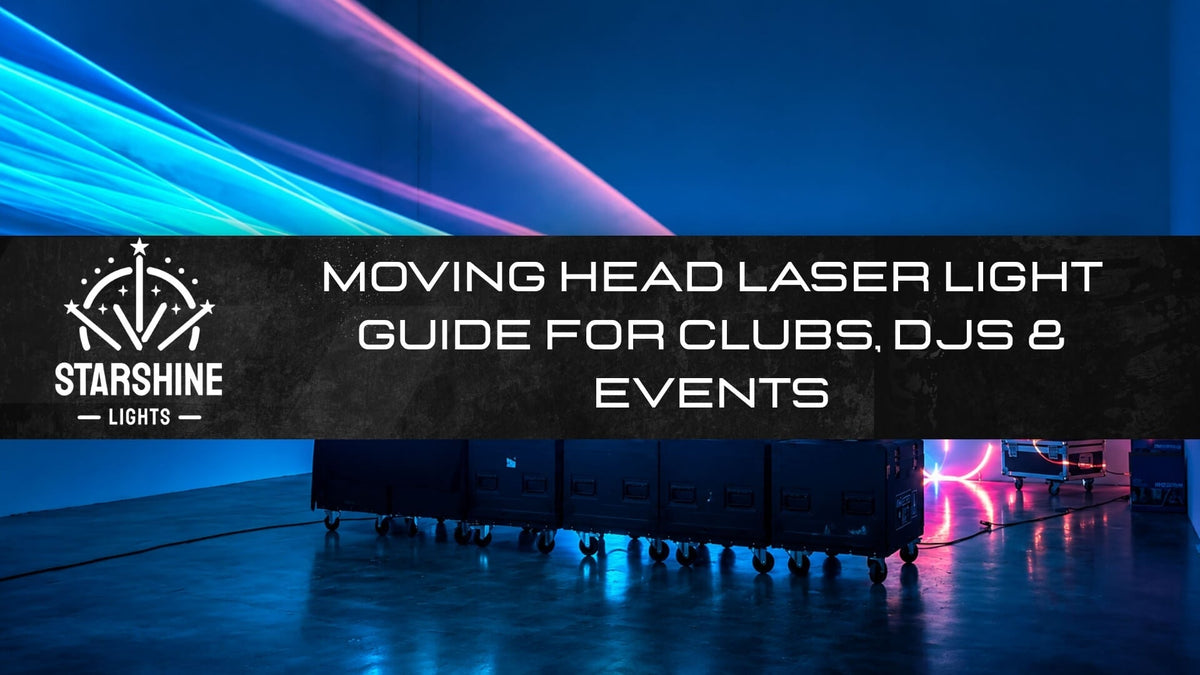 Moving Head Laser Light Guide for Clubs, DJs & Events