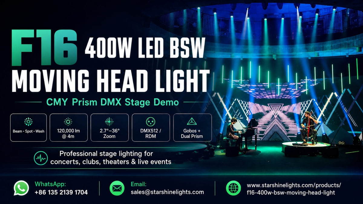 Moving Head Light: 400W BSW Control for Stage Shows