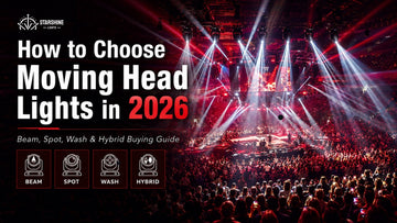 How to Choose Moving Head Lights: Beam, Spot, Wash & Hybrid