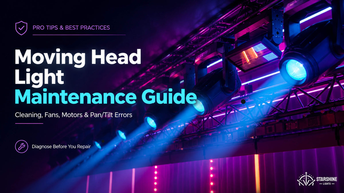 Moving Head Light Maintenance Guide