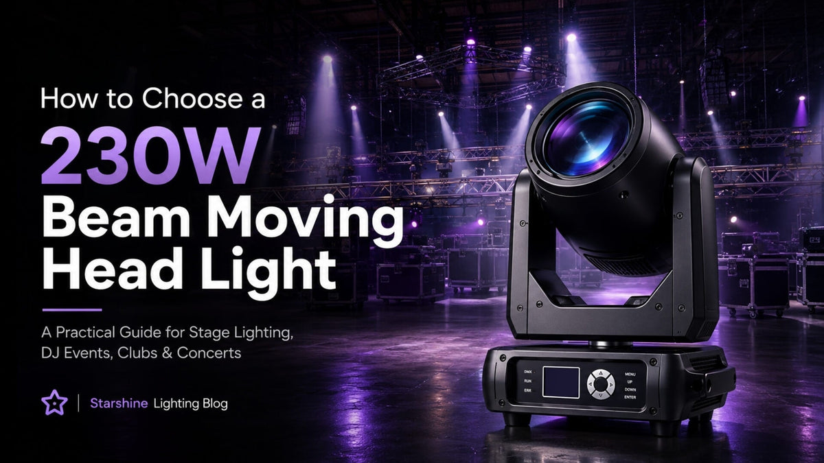 230W Beam Moving Head Light: Prism Effects for Stage Lighting