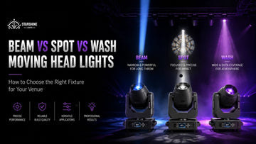 Beam vs Spot vs Wash Moving Head Lights: Which One Fits Your Venue?