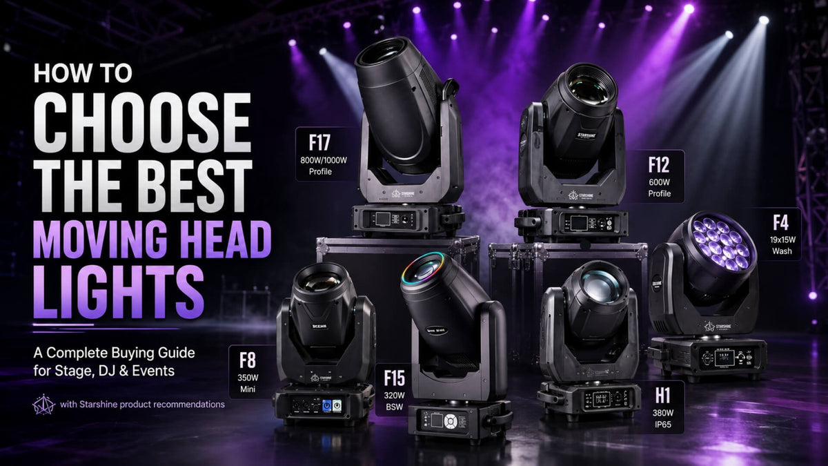 How to Choose the Best Moving Head Lights in 2026