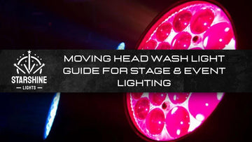 Moving head wash light for stage color wash