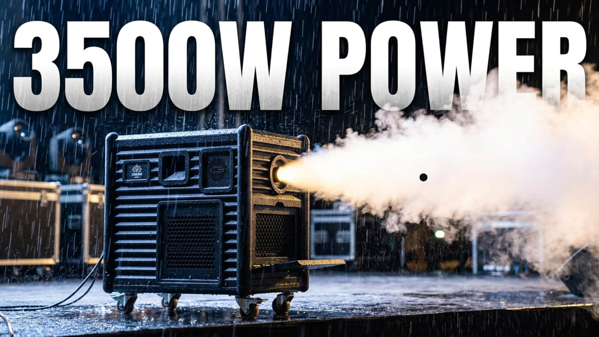 Outdoor Fog Machine Guide: Wind, DMX & Rain Safety