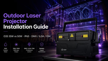O35 outdoor laser projector installation guide