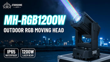 Outdoor Moving Head Laser Guide for Rooftops & Landmarks