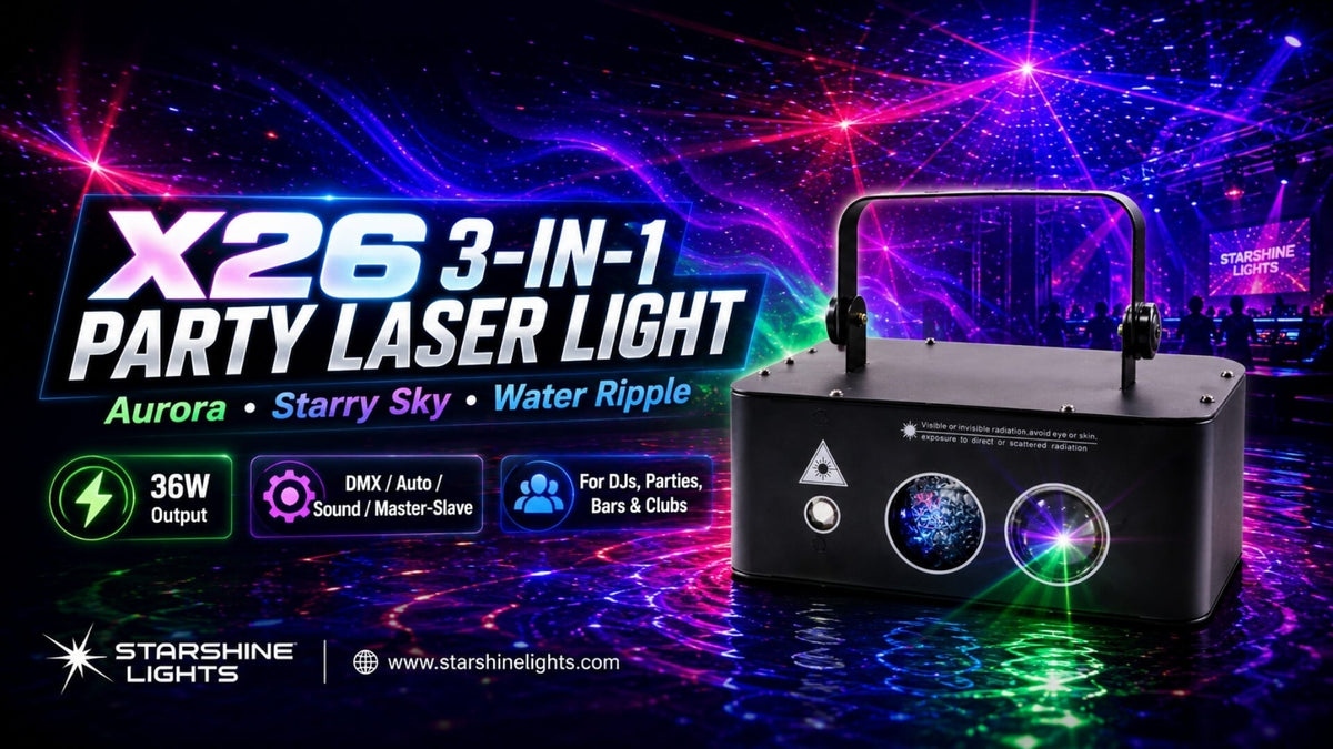 How to Set Up 3-in-1 Party Laser Lights in 2026