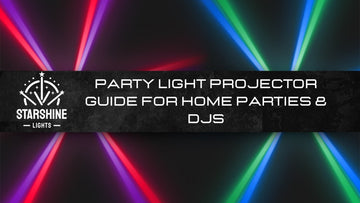 Party light projector for home party