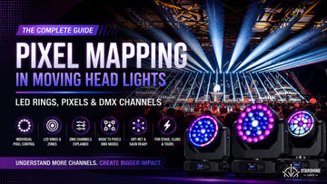 Pixel mapping in moving head lights