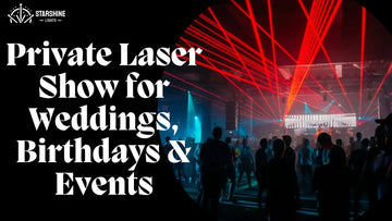private laser show for wedding reception