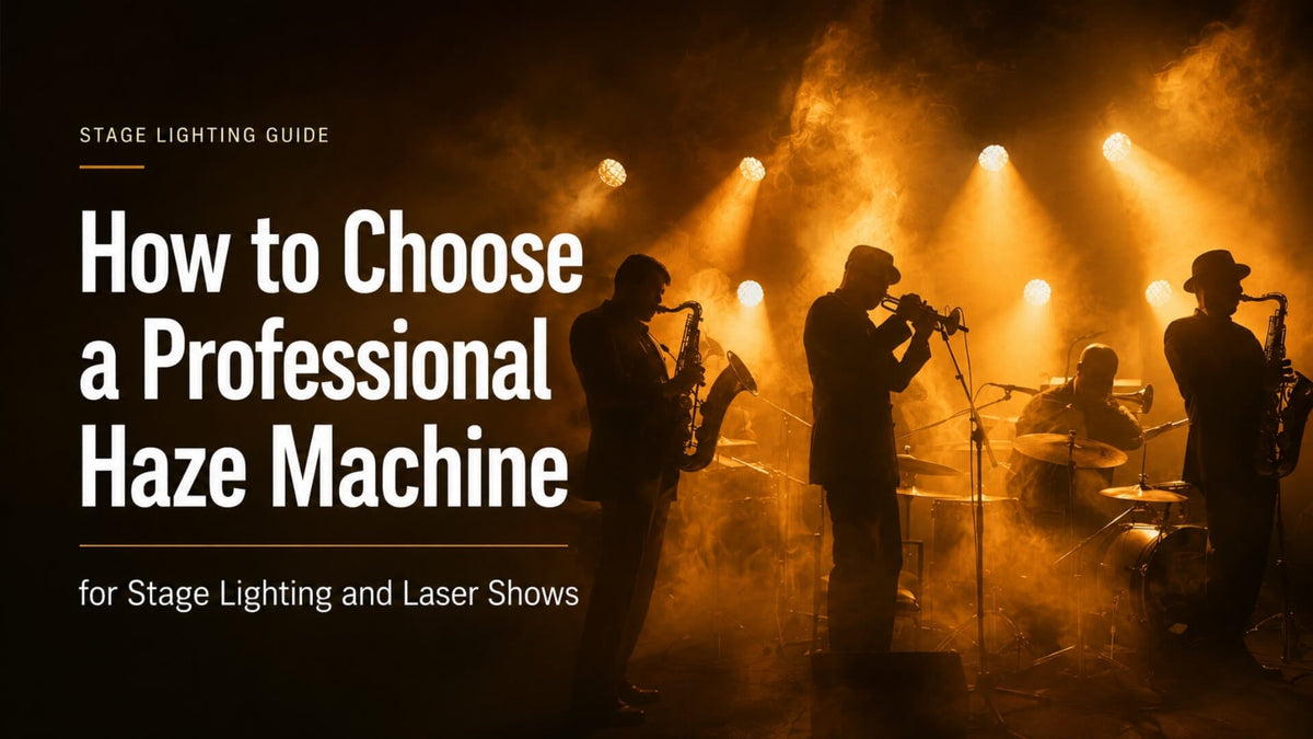 Professional Haze Machine: Better Beams for Stage Shows