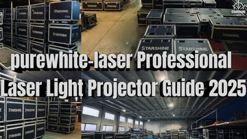 purewhite-laser professional laser light show projector on stage