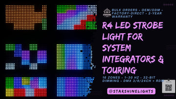 R4 for integrators & touring—16 zones, 1–30 Hz, 32-bit, DMX/RDM.