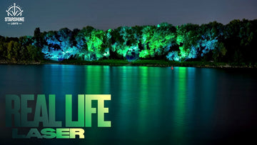 real laser light show effects vs online videos