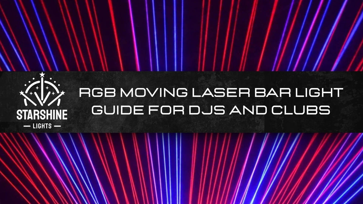 RGB Laser Bar Light Guide for Small DJs and Clubs