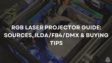 StarShine J9 RGB laser projector on stage