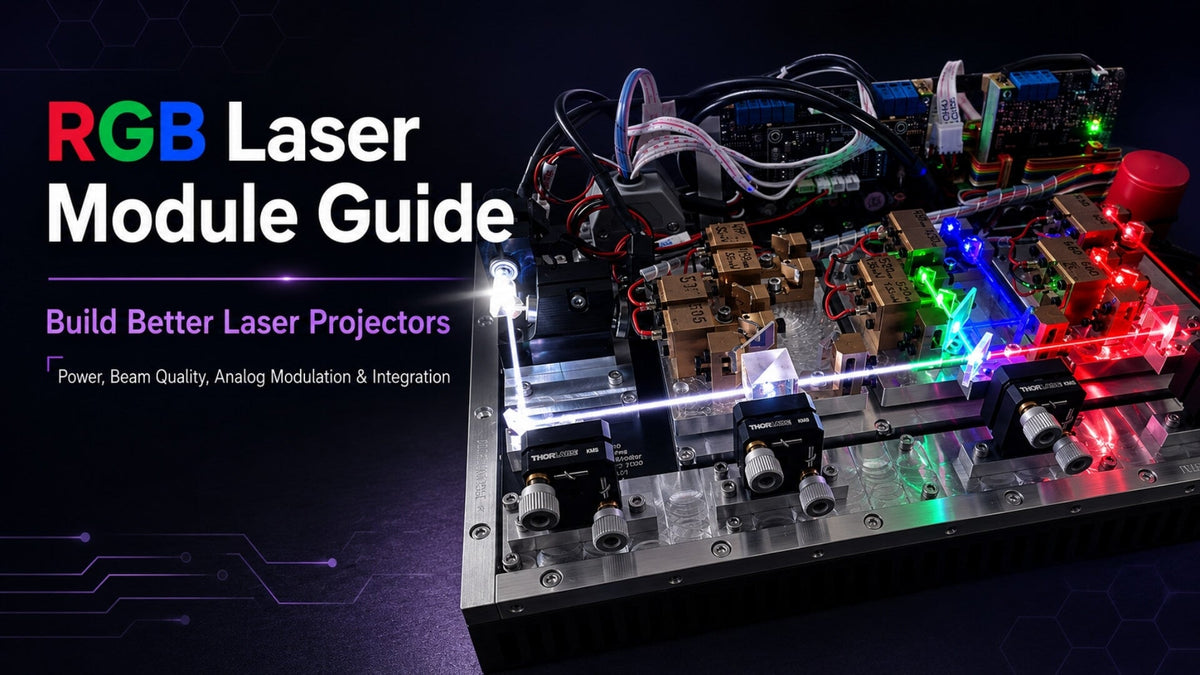RGB Laser Module: Better Light Source for Laser Projector Builds