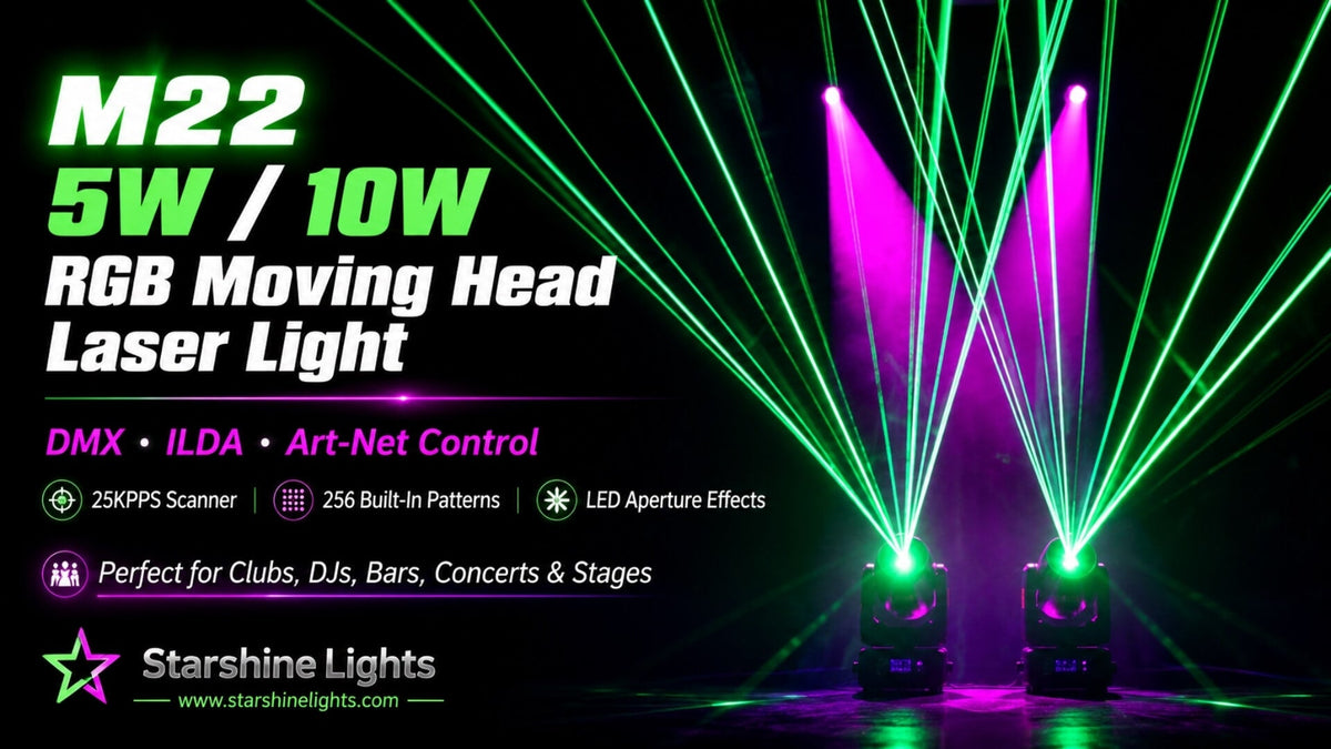 RGB Moving Head Laser: Pro Beam Control for Clubs & DJs