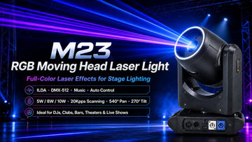 M23 RGB moving head laser for stage lighting