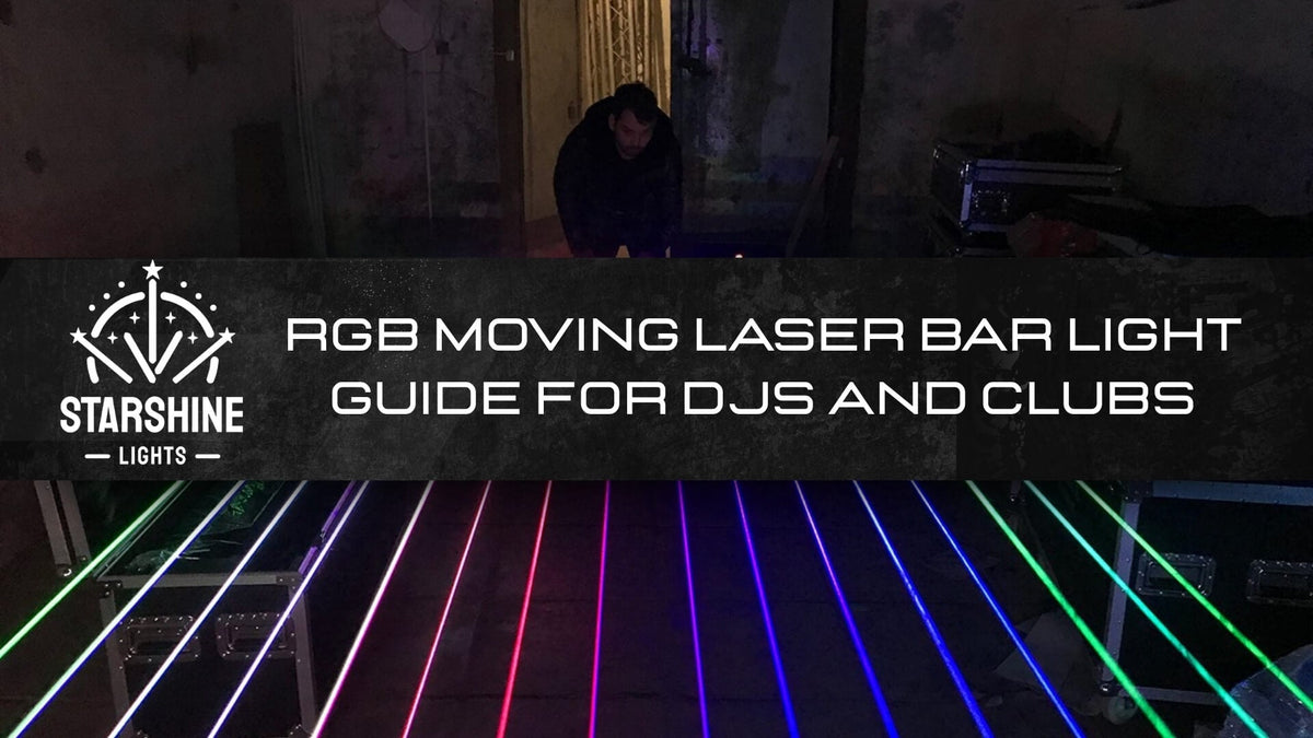 RGB Moving Laser Bar Light Guide for DJs and Clubs