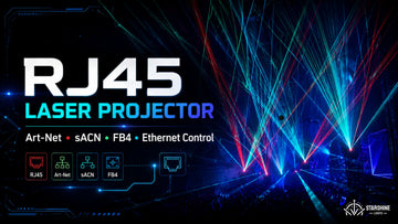 RJ45 laser projector network control