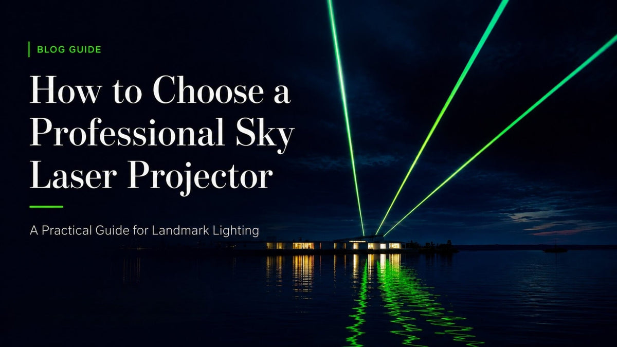 Sky Laser Projector: Long-Range Sky Beam for Landmarks