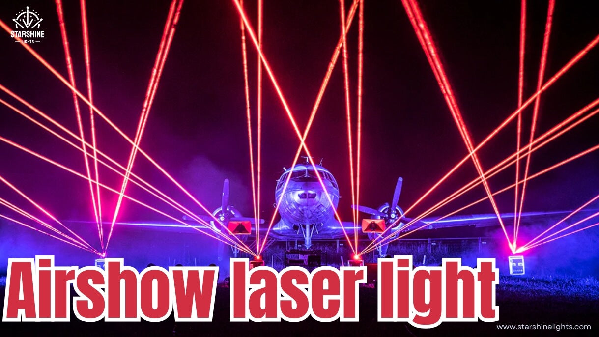 Slovakia Airshow Night Laser Show: Sky Lasers Meet Music
