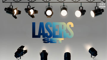 Professional laser light show with Starshine stage lasers
