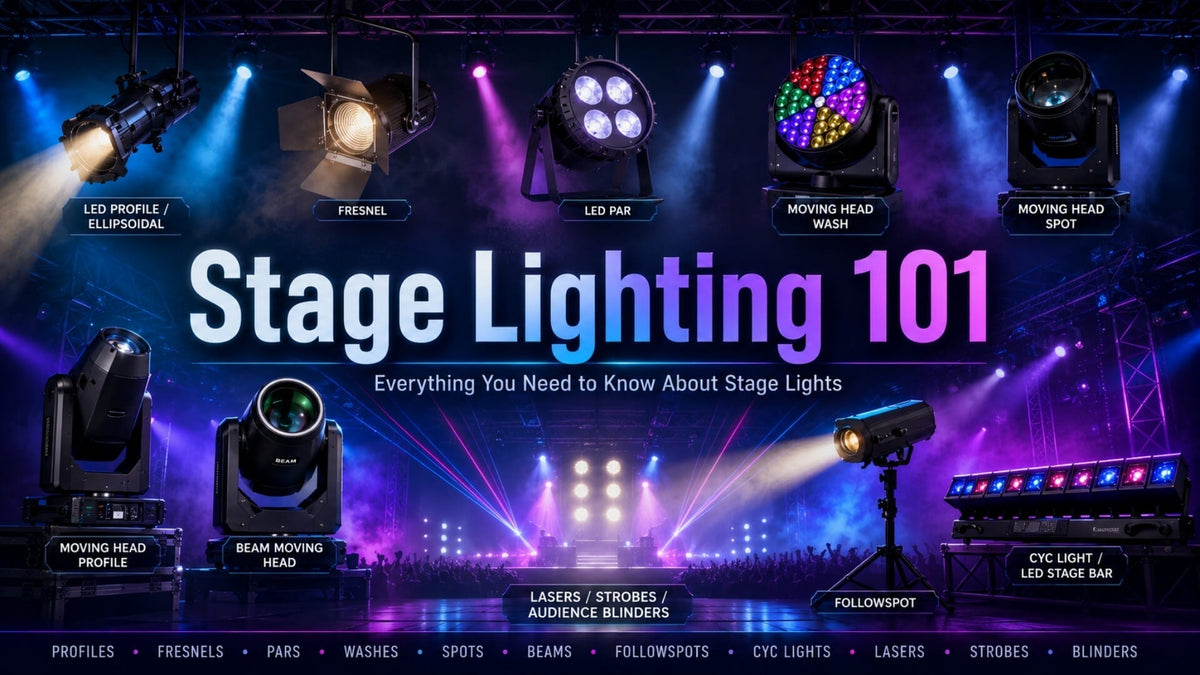 Stage Lighting 101 — Everything You Need to Know About Stage Lights