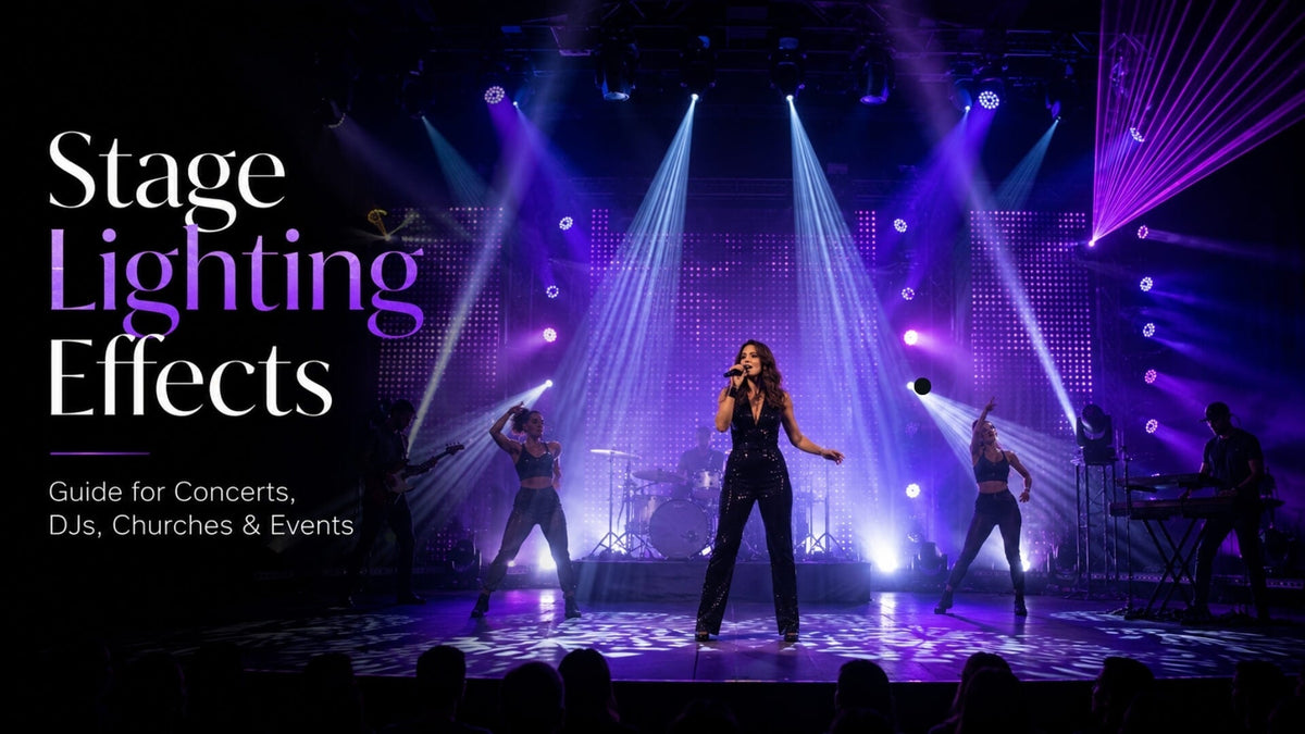The Ultimate Guide to Stage Lighting Effects for Concerts & Events