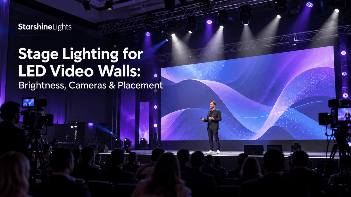 Stage Lighting for LED Video Walls: Setup Guide