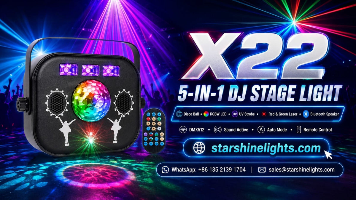 Stage Lights: 5-in-1 Effects for Small Venues
