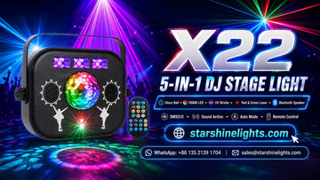 5-in-1 stage lights for small venues