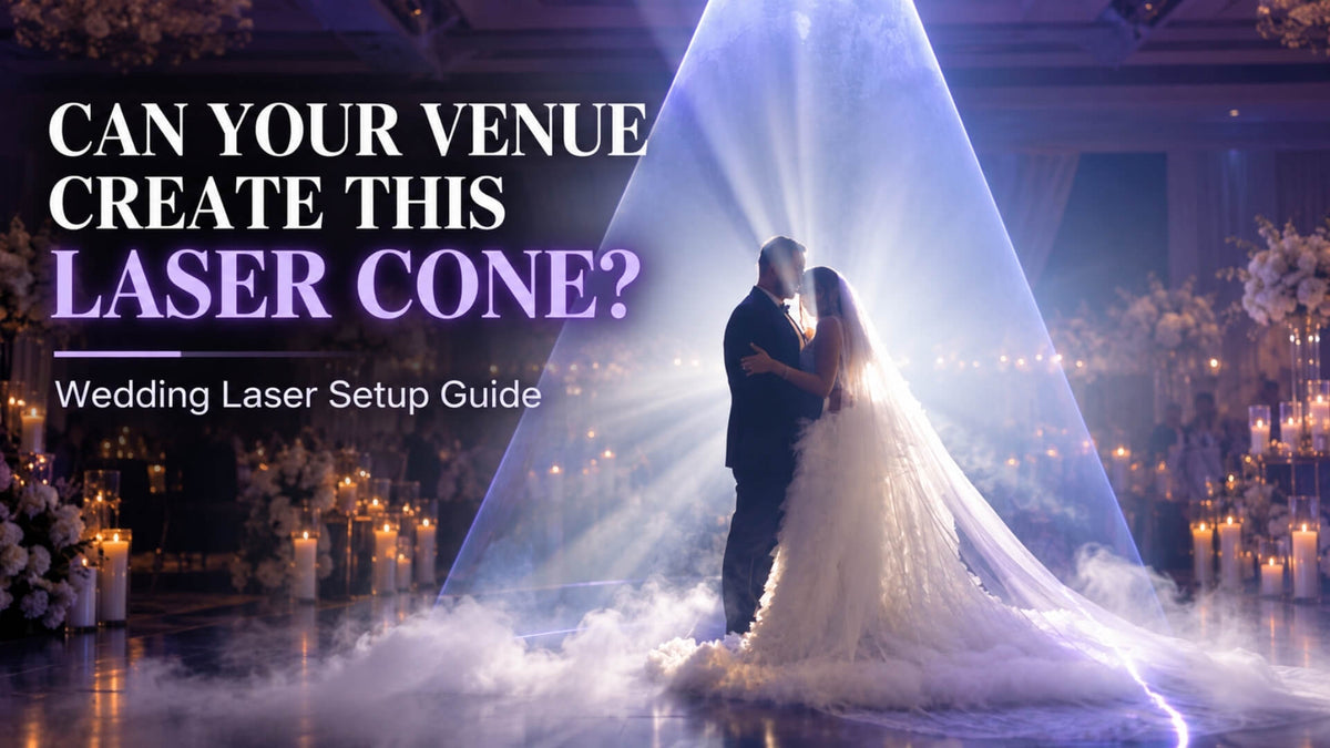 Wedding Laser Cone Setup: Can Your Venue Create This First-Dance Effect?