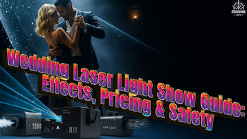 Liquid Sky wedding laser effect during first dance