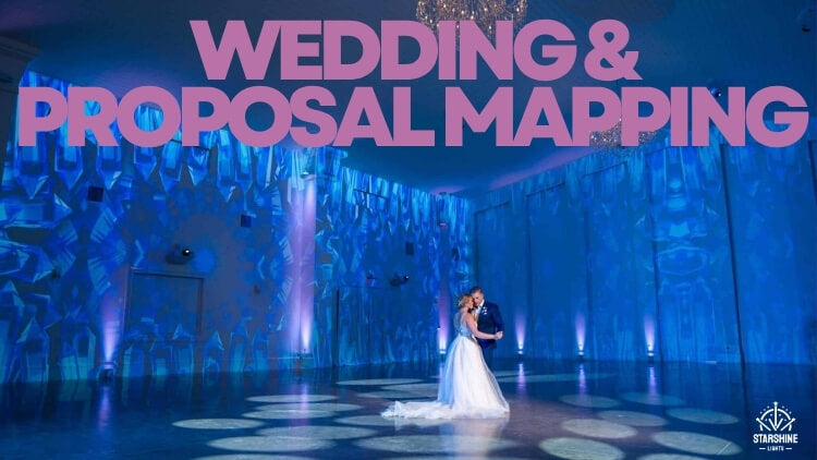 Wedding & Proposal Mapping – 4K Waterproof Laser Projector