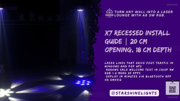 X7 Recessed Install Guide | 20 cm Opening, 18 cm Depth