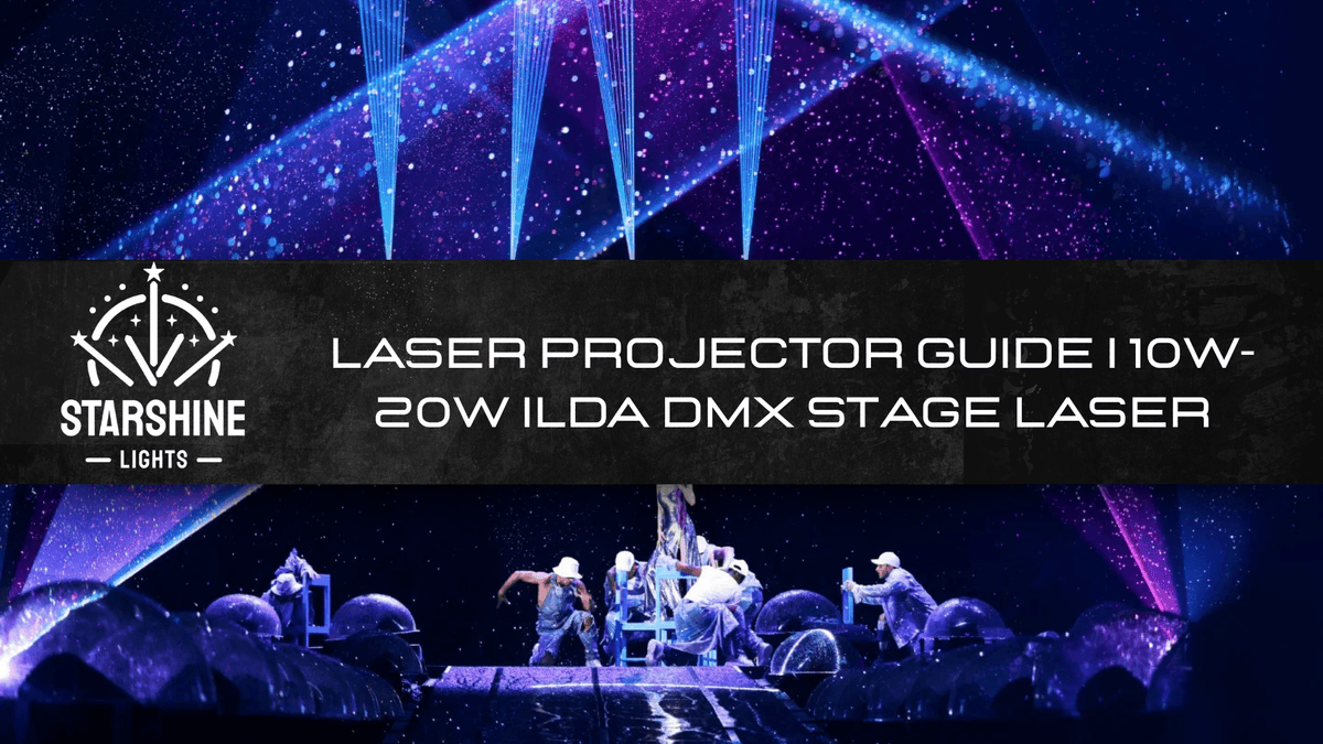 Laser Projector Guide 10W-20W ILDA DMX Stage Laser